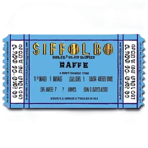 Movie Raffle Ticket PNG Gqe