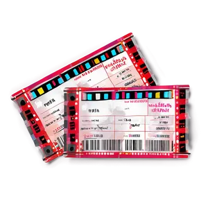 Movie Raffle Ticket PNG Tot