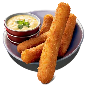 Mozzarella Sticks Plate PNG 85
