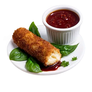 Mozzarella Sticks With Bbq Sauce PNG Yky58 PNG