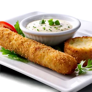 Mozzarella Sticks With Garlic Dip PNG 06122024 PNG