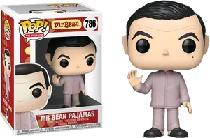 Mr Bean Pajamas Funko Pop Figure PNG image