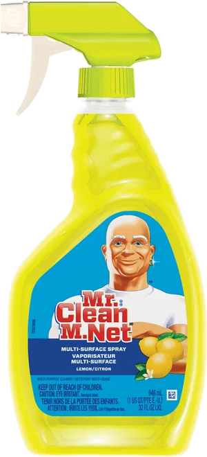 Mr Clean Multi Surface Spray Lemon PNG image
