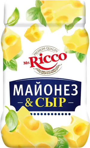 Mr Ricco Mayonnaiseand Cheese Packaging PNG image