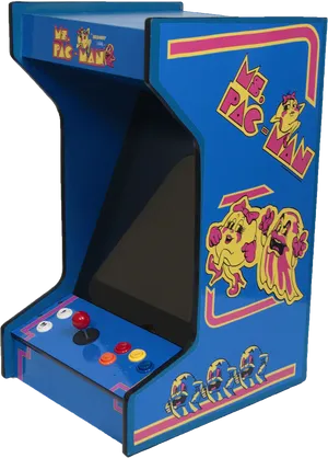 Ms Pac Man Arcade Cabinet Classic PNG image