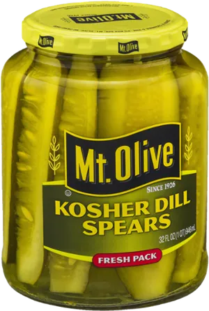 Mt Olive Kosher Dill Pickles PNG image