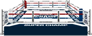 Muay Thai Ring Super Champ PNG image