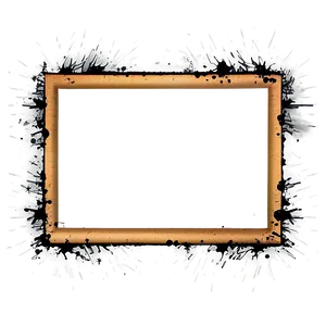 Mud Splatter Frame Border Png 51 PNG image