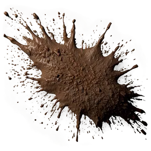 Mud Splatter On Transparent Background PNG 06262024