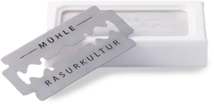 Muehle Rasurkultur Double Edge Razor Blade PNG image