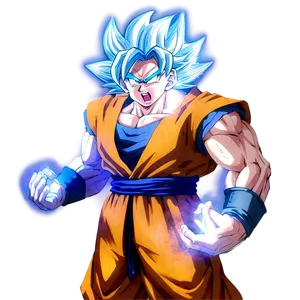 Mui Goku Aura Effect Png 25 PNG image