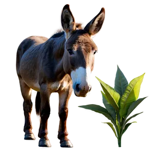 Mule In Nature Scene Png 06292024 PNG image