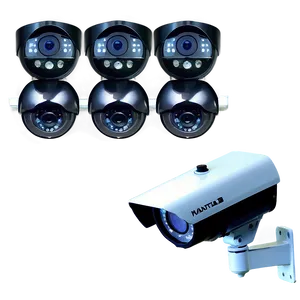 Multi-camera Security System PNG Vhh69