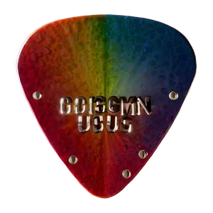 Multi-color Guitar Pick PNG Uwq95