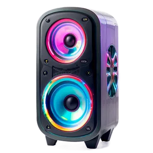 Multi-color Led Speaker Png Dwg PNG image