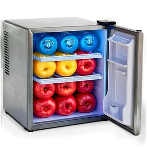 Multi-color Mini Fridge PNG 1