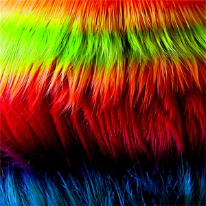 Multi-colored Fur Texture PNG 06272024