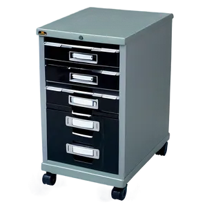Multi-drawer Filing Cabinet PNG 06272024 PNG