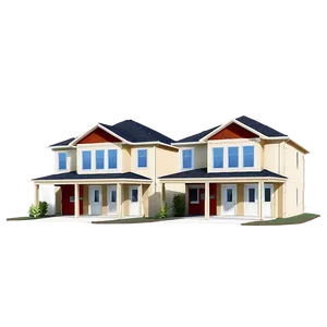 Multi-family Duplex Design PNG Wkr