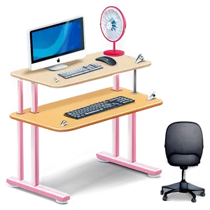 Multi-level Computer Desk PNG Xyh PNG