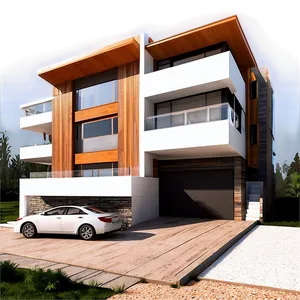 Multi-level Modern House Designs Png 47 PNG image