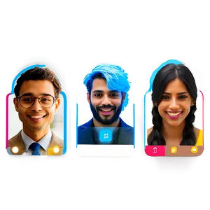 Multi-person Video Call Png Kbt16 PNG image