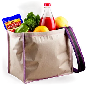 Multi-pocket Grocery Bag PNG Drd7 PNG