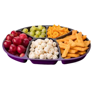 Multi-sectional Snack Trays PNG Xmw29 PNG