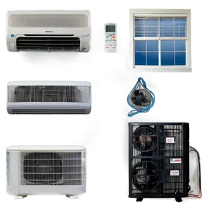 Multi Split Air Conditioner Png 06272024 PNG image