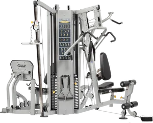 Multi Station Gym Equipment PNG image