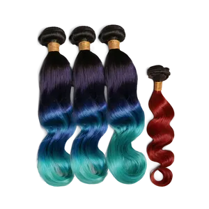 Multi-tonal Hair Bundles PNG 60 PNG
