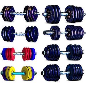 Multi-weight Dumbbell System PNG Qdl83 PNG