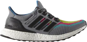 Multicolor Adidas Ultraboost Sneaker PNG image