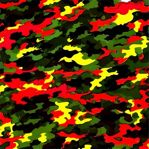 Multicolor Camo Graphic Png Kve53 PNG image