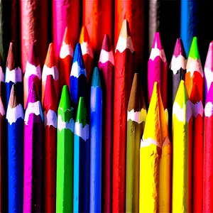 Multicolor Crayons Png 32 PNG image