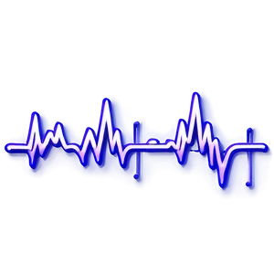 Multilayered Heartbeat Line Png 55 PNG image