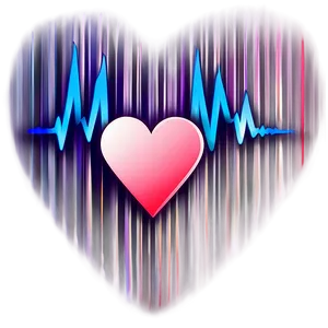 Multilayered Heartbeat Line Png Utk19 PNG image