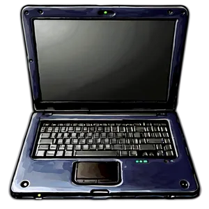 Multimedia Laptop Sketch PNG Cvq64
