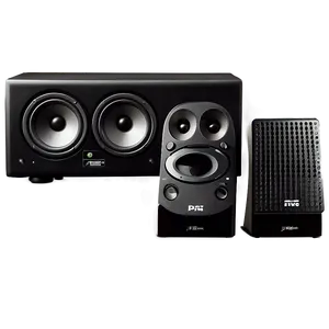 Multimedia Speaker Set PNG Fft4