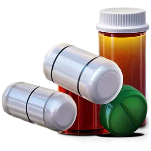 Multiple Pill Bottles Png 05252024 PNG image