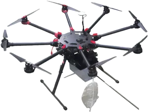Multirotor Drone Isolated