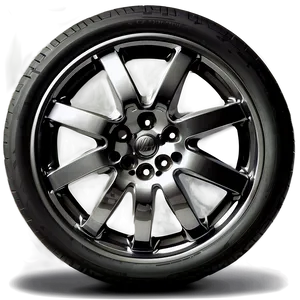 Multispoke Car Wheel PNG Lbc