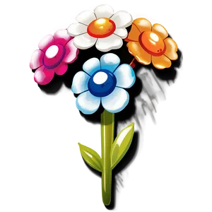 Murakami Flower A PNG image