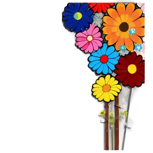 Murakami Flower Street Art Png 06252024 PNG image