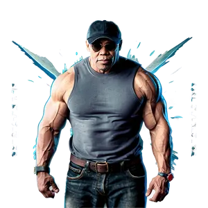 Muscle Man Art PNG 06252024
