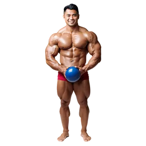 Muscle Man Bodybuilder Png 06252024 PNG image