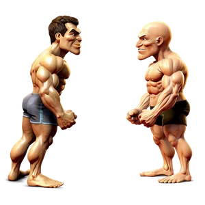 Muscle Man Drawing PNG 06252024 PNG
