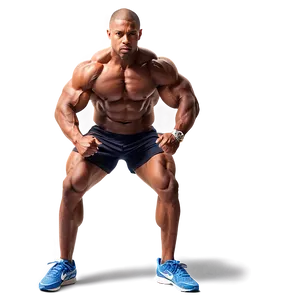 Muscle Man In Competition PNG 06252024