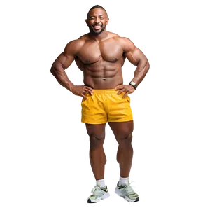 Muscle Man In Shorts Png Tvg55 PNG image