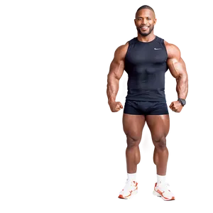 Muscle Man In Sports Gear Png Pah21 PNG image